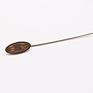 Antique Victorian Floral Gold Filled Stick Lapel Pin